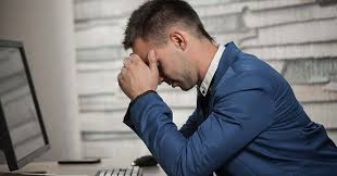 Failed audit. Executive distressed over failute.