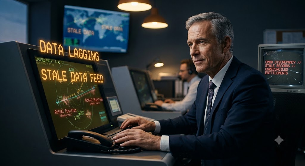 Air traffic controller, trusting bad data